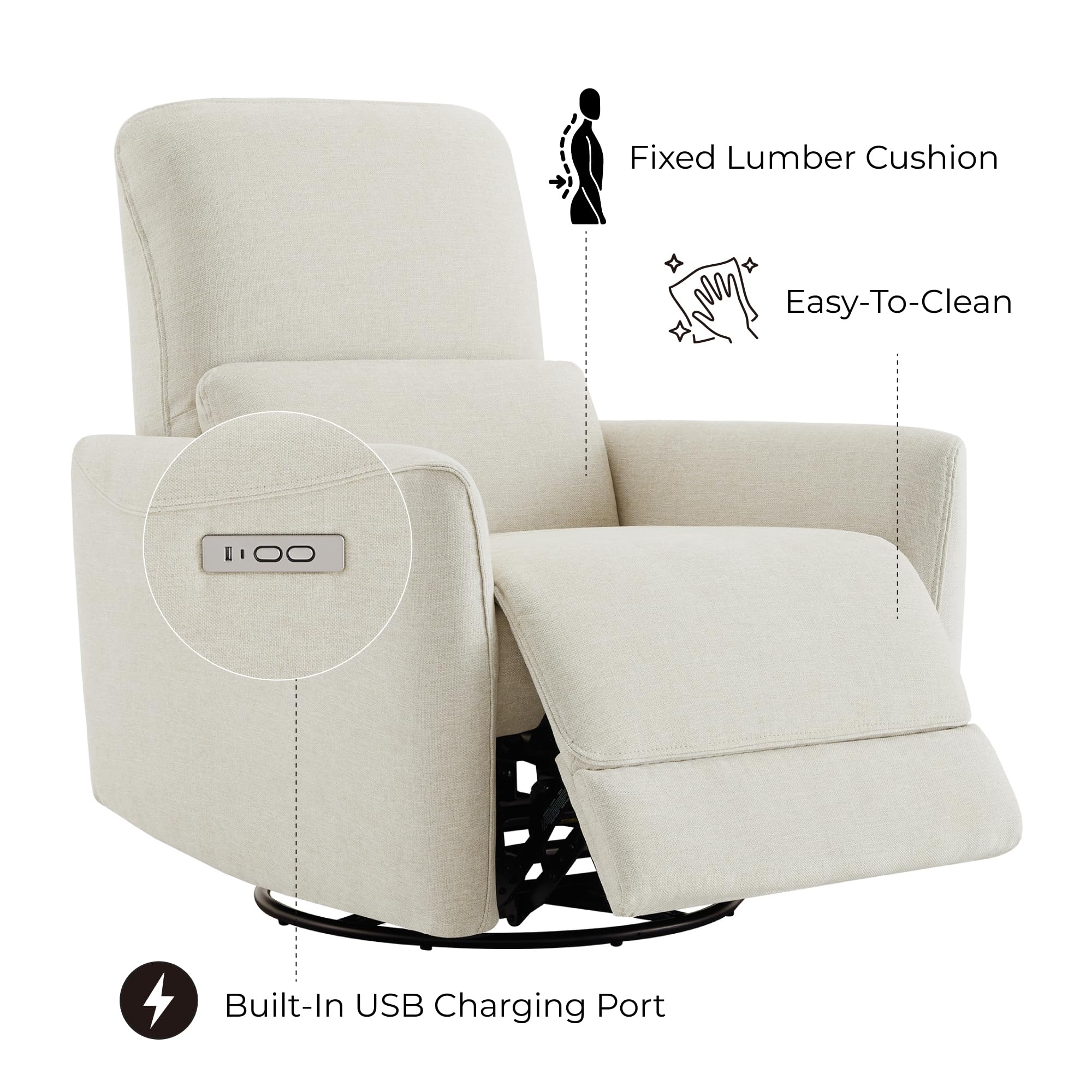 Amazon.com: CHITA Power Recliner Chair Swivel Glider, FSC